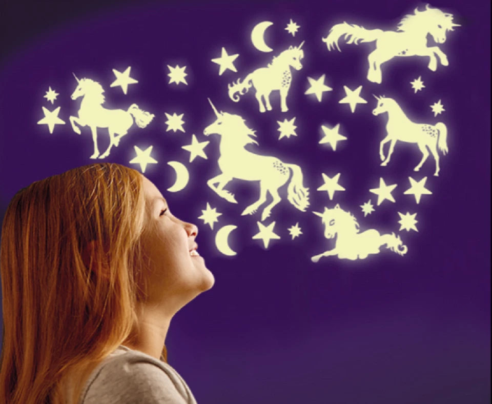 Glow Glitter Unicorns