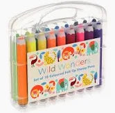 WILD WONDERS FELT TIP STAMP PENS