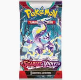 Pokemon TCG Scarlet & Violet Booster Pack Miraidon Art