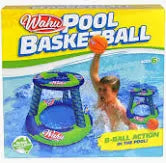 WAHU Pool Basketball Inflatable, Green/Blue