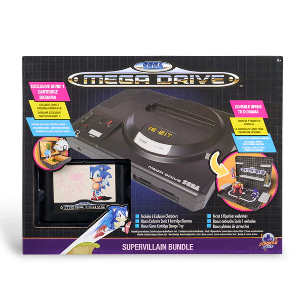 CONSOLE HEROES MEGA DRIVE CONSOLE BOSS LEVEL W SONIC 1