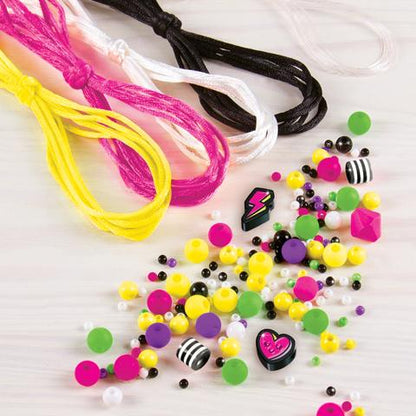 Retro Neon Black & White Bracelets