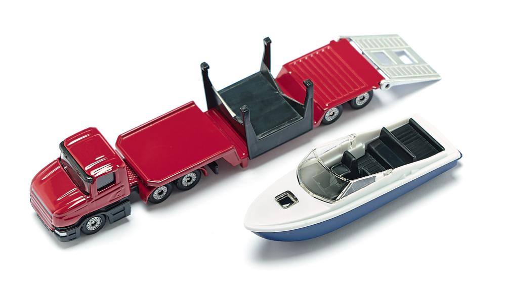 Siku 1613 Low Loader w Boat