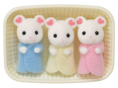 Sylvanian Families Marshmallow Mouse Triplets 5337