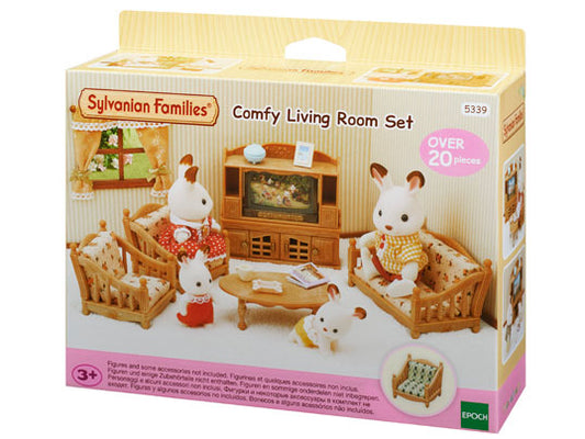 SYLVANIAN FAMILIES COMFY LIVING ROOM ACCESSORIES SET 5339