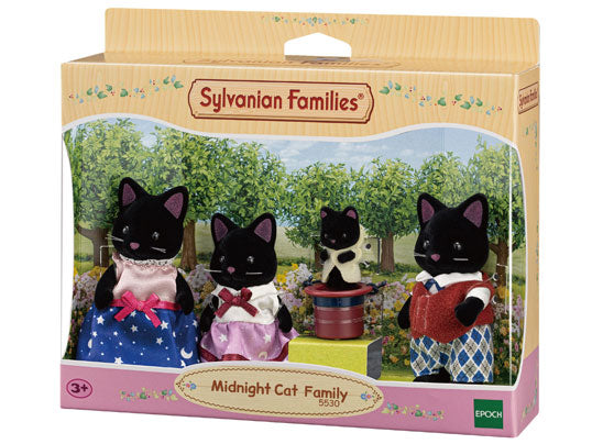 SYLVANIAN FAMILIES MIDNIGHT CAT FAMILY 5530