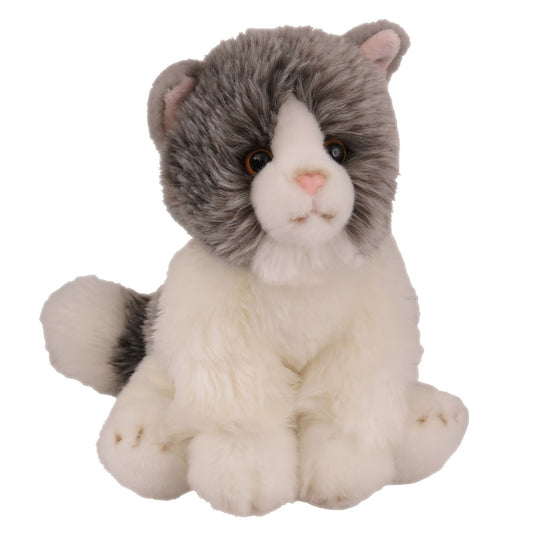 Antics Soft Cat Grey Sitting 20cm 77621