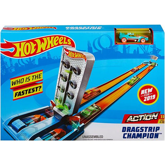 Hot Wheels 1.64 – Playset – Championship Track Set – Dragstrip Champion